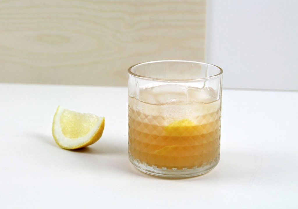 Williams Gold Sour Obstbrand Cocktail
