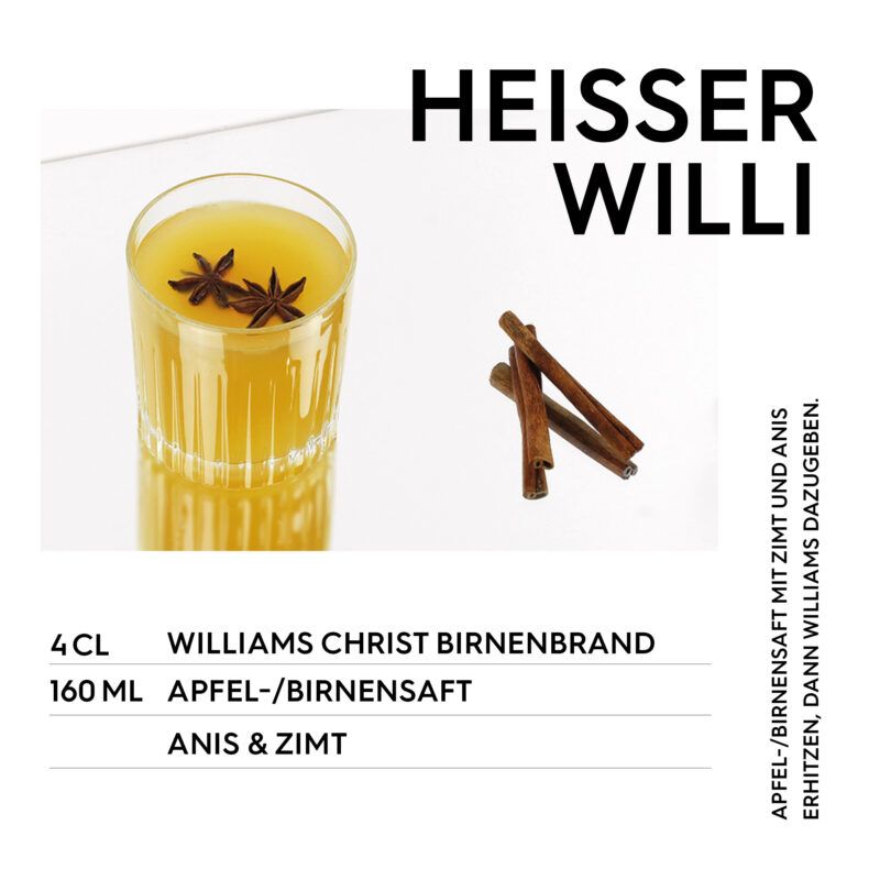 Heisser Williams Birnenpunsch Rezept von STILVOL.