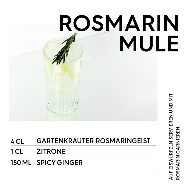 Rosmarin Mule by STILVOL. Cocktail Rezept